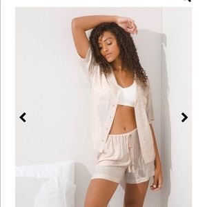 Soma Plus Size 2-Piece Soft Notch Collar Shorts PJ Set